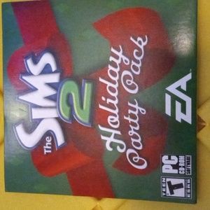 Used Sims 2 Holiday Party Pack PC CD-ROM